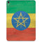 Ethiopia Flag Distressed Apple iPad Pro Skin